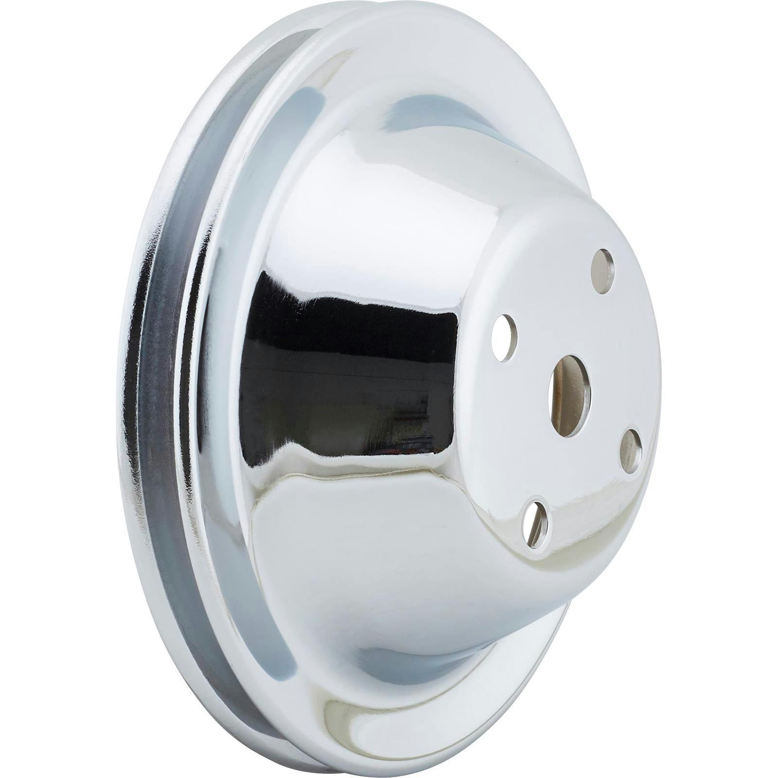 1969-85 Small Block Chevy Single Groove Upper Pulley, Long Water Pump