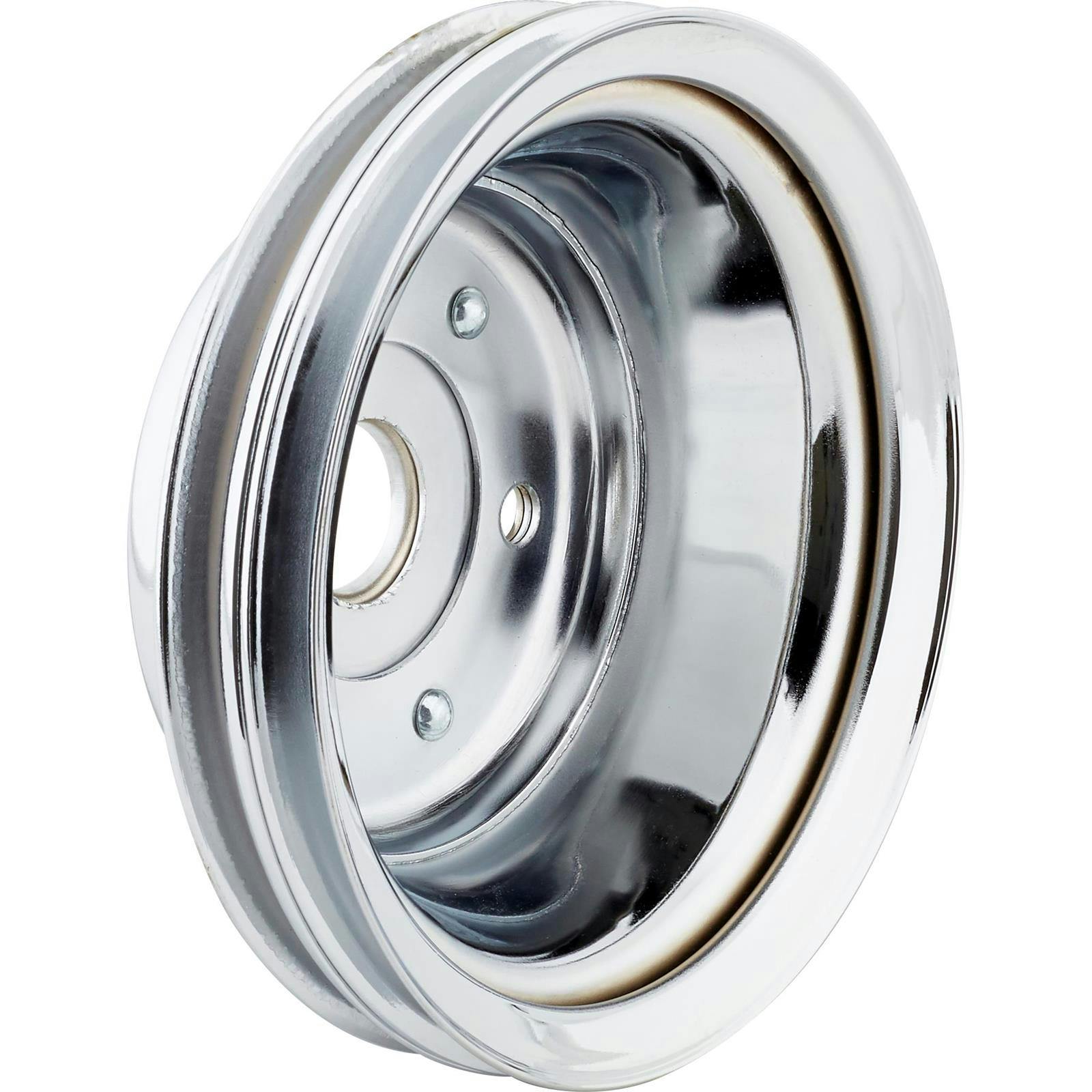 1969-85 Small Block Chevy Double Groove Lower Pulley, Long Water Pump