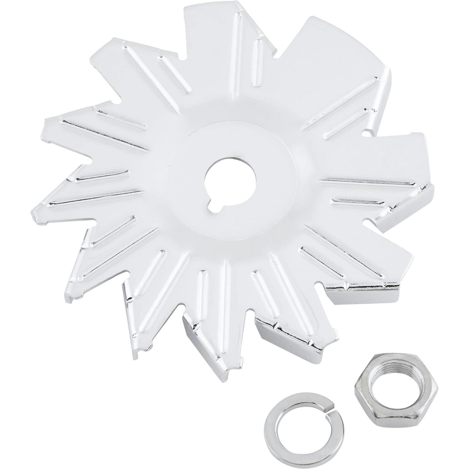 Chrome Steel Alternator Fan