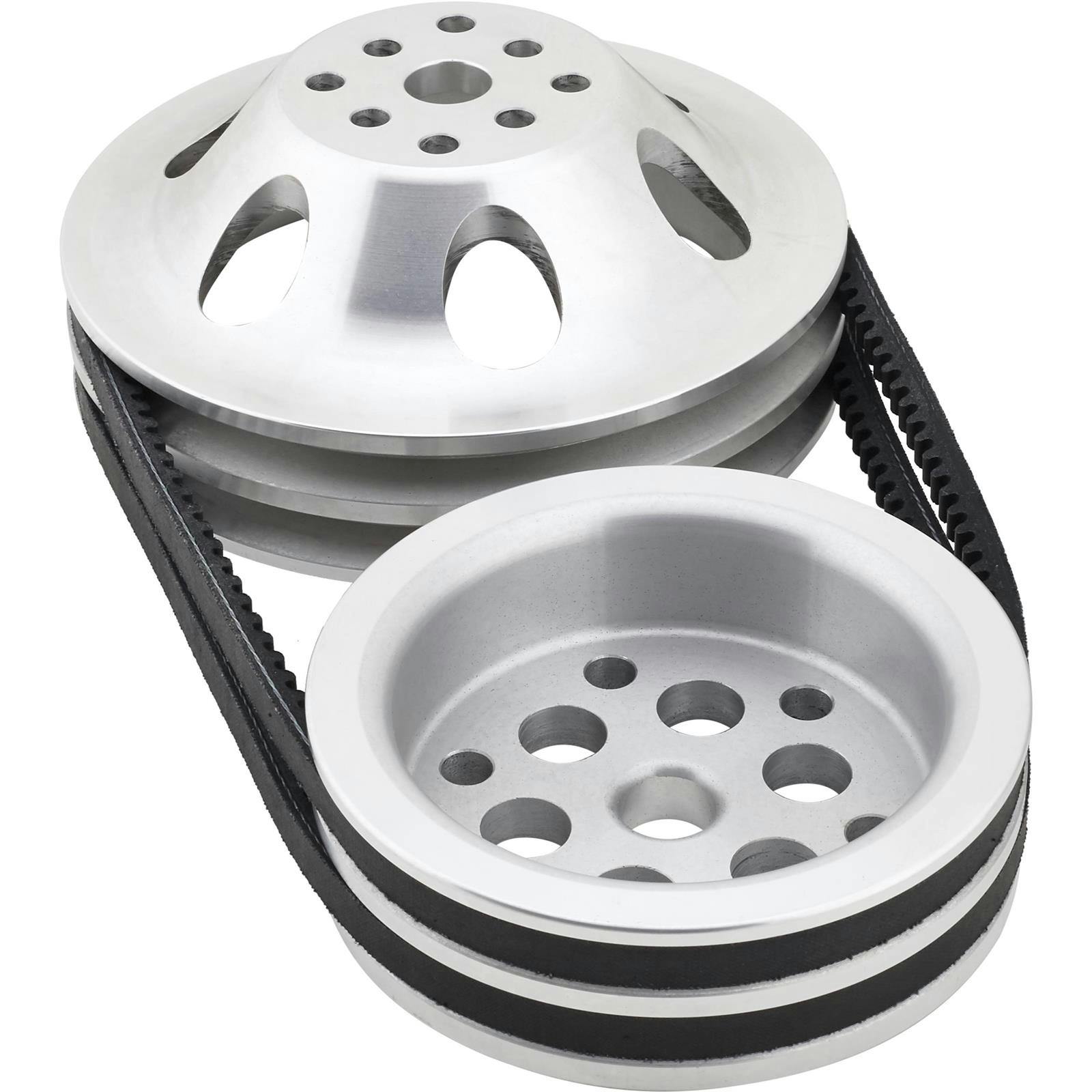 Speedway 30% Reduction Pulley Combo for S/B Chevy Short Pump
