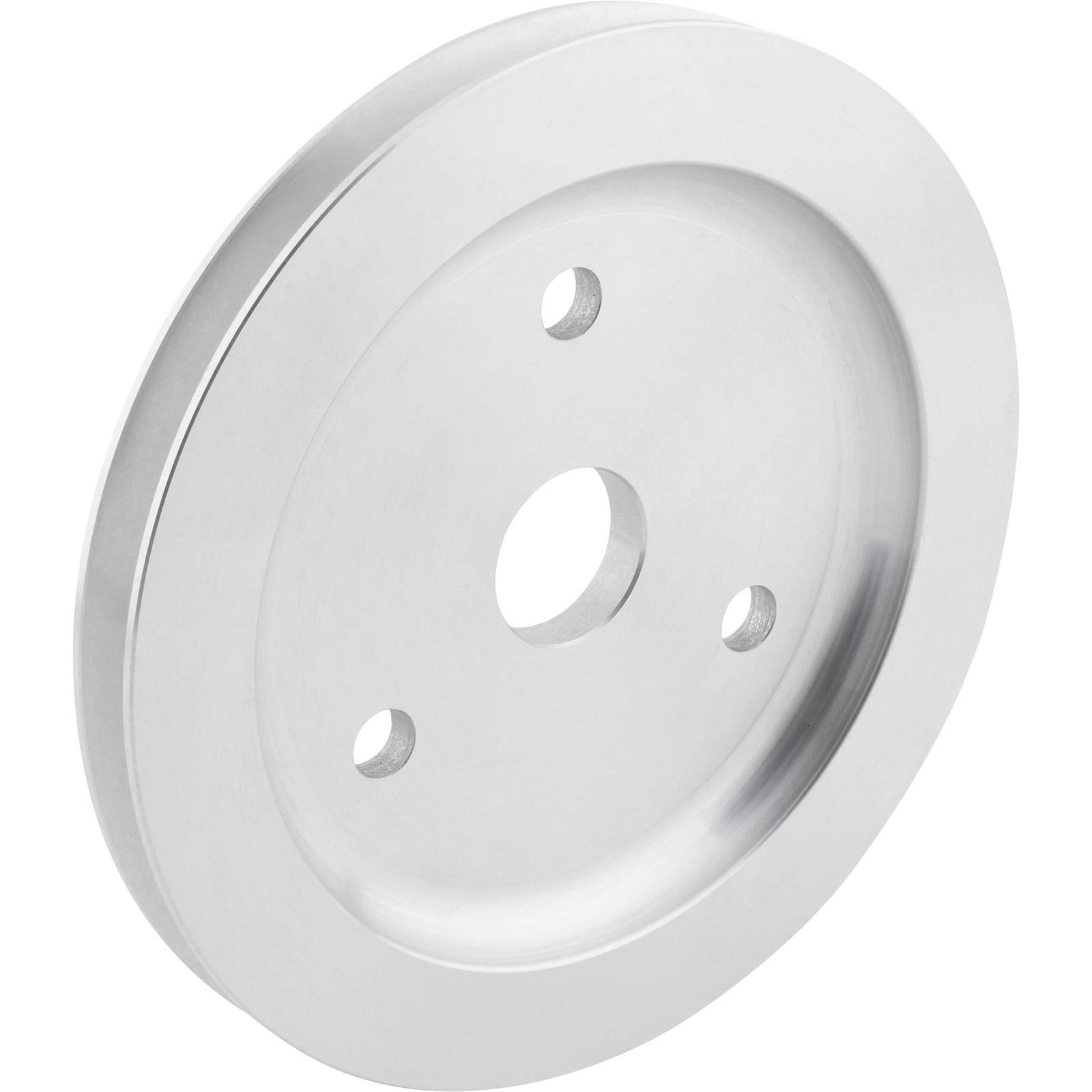Small Block Chevy Aluminum Single Lower Pulley, Short Pump