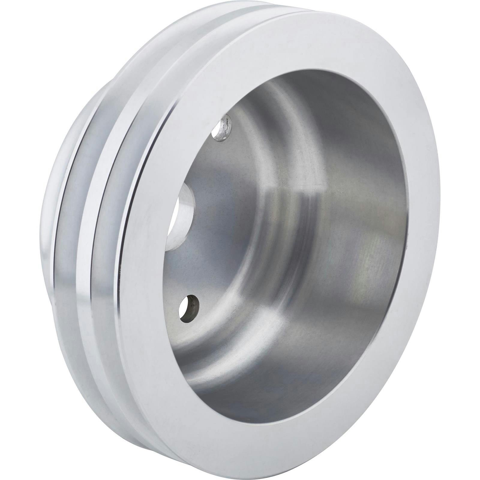1969-1985 Small Block Chevy Aluminum Double Lower Pulley, Long Pump