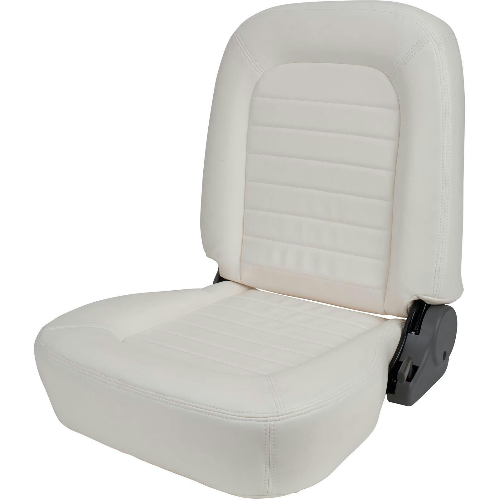 Procar 80-1550-53R Mustang-Style White Vinyl RH-Side Bucket Seat