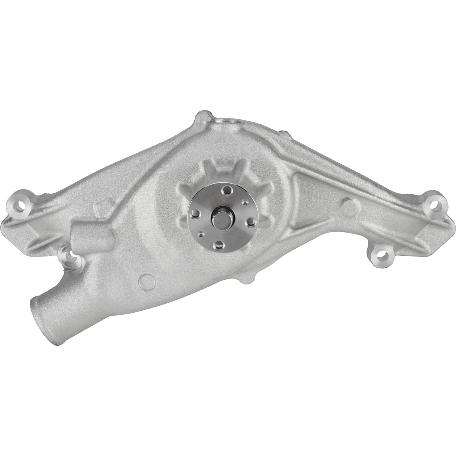 Plain Aluminum 348/409 Big Block Chevy Water Pump, Mechanical, Short