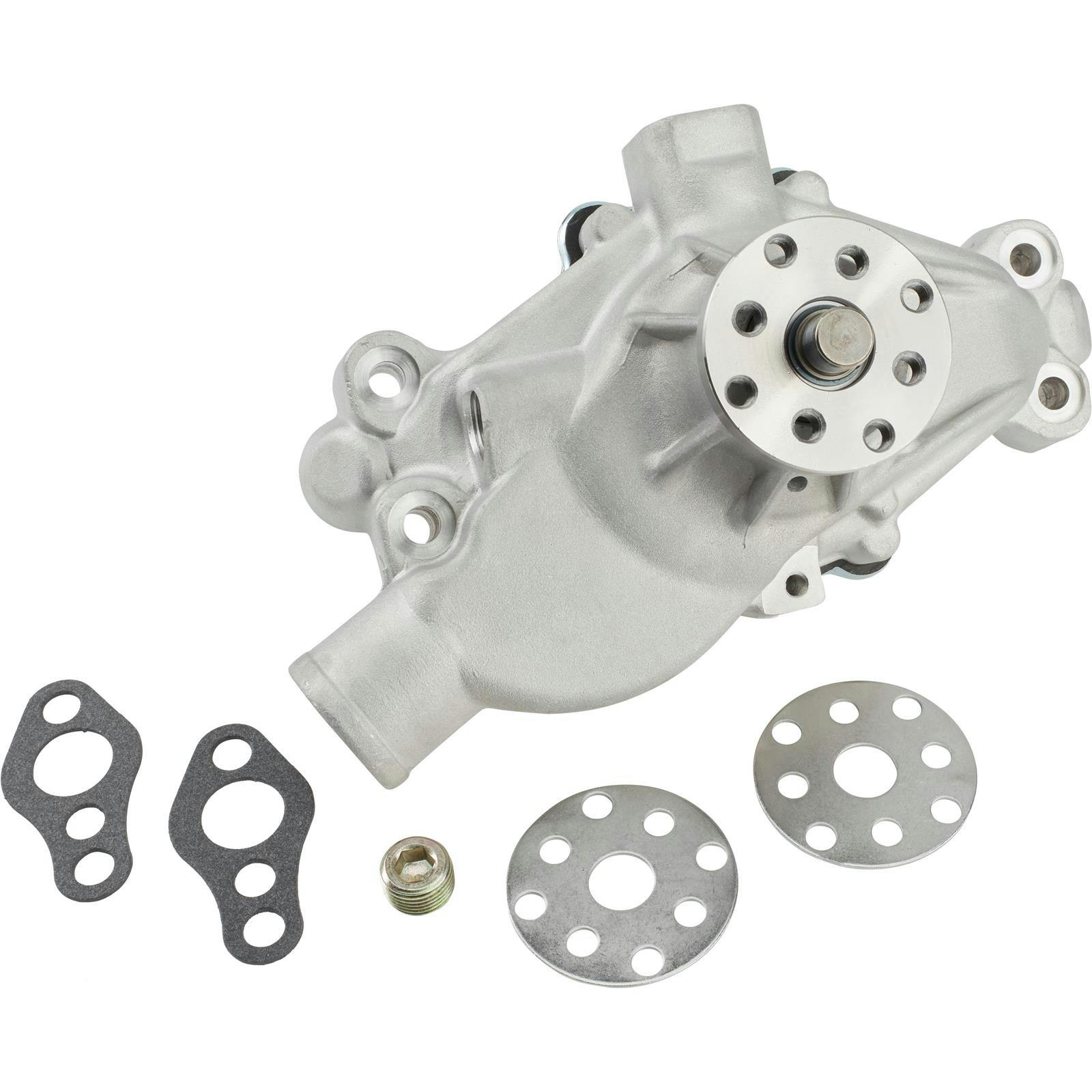 Small Block Chevy Performance Aluminum Water Pump, Short