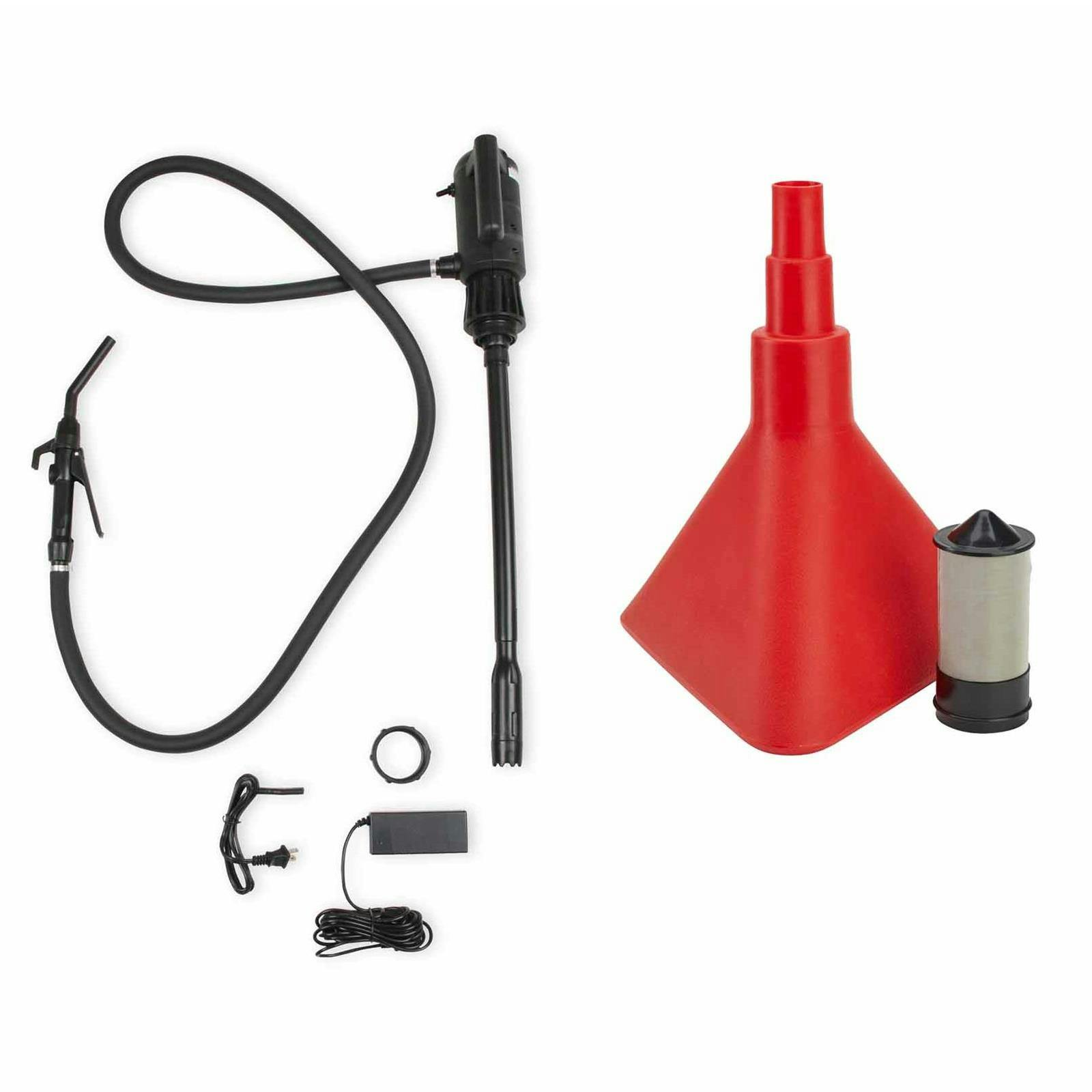 Electric Transfer Pump for 15-55 Gallon Drum & Triagular Funnel