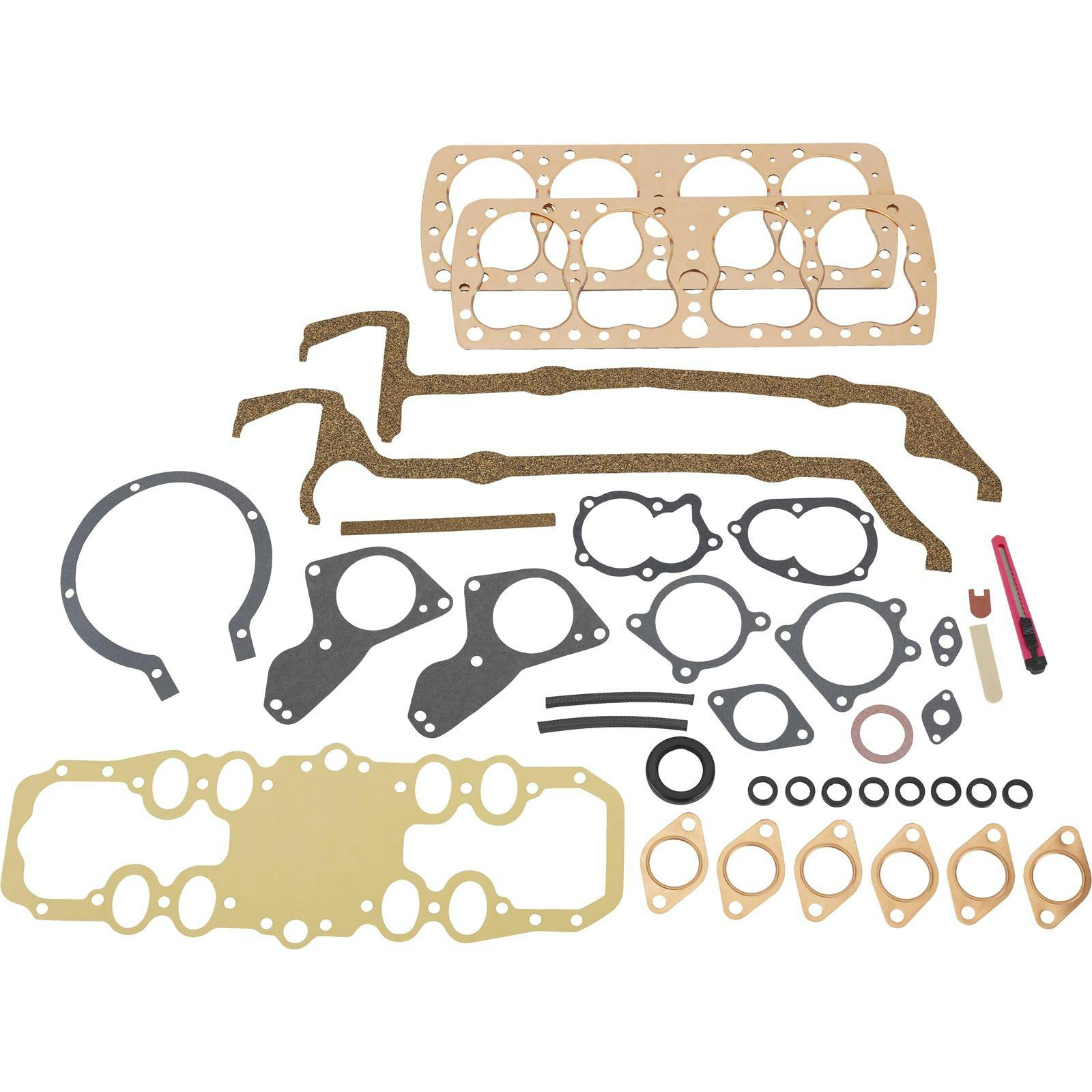 Ford 1939-48 Flathead Copper Big Bore Gasket Set