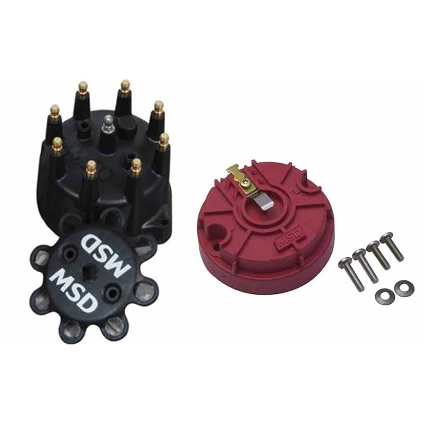 MSD Black Distibutor Cap & Rotor. For PN 8570, 8545 and 8546