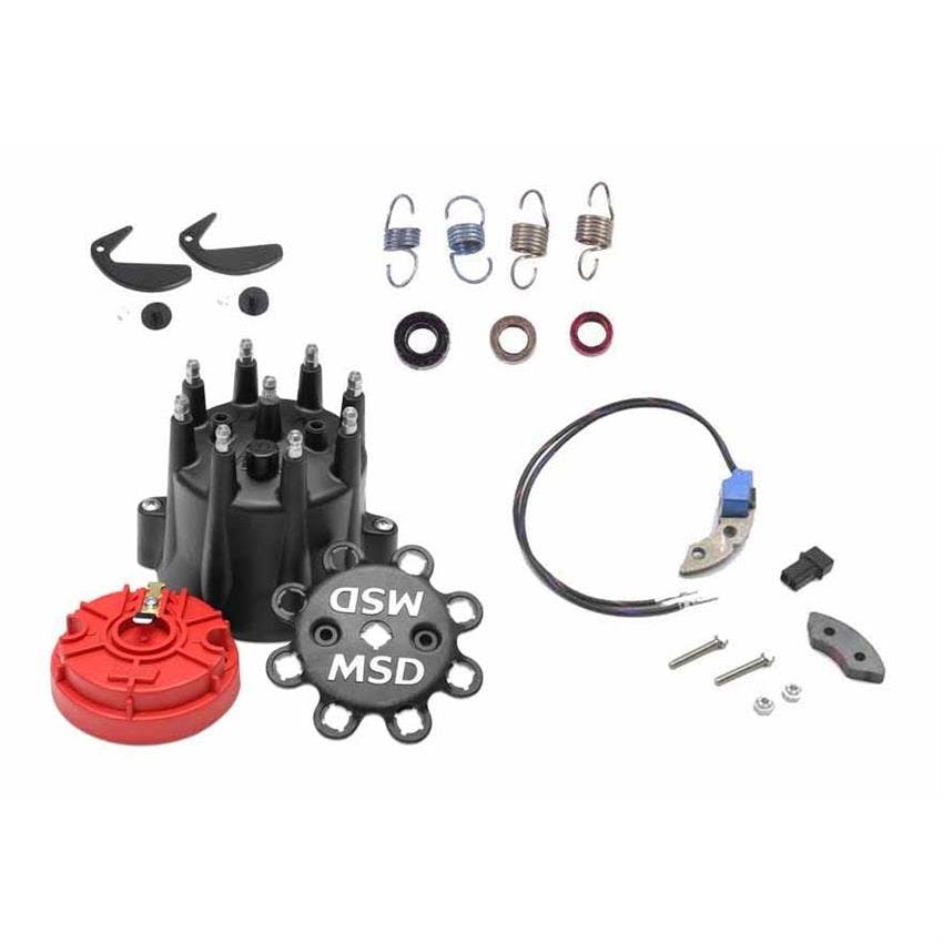 MSD HEI Cap, Rotor, Pickup, Advance Weights, Bushing and Springs