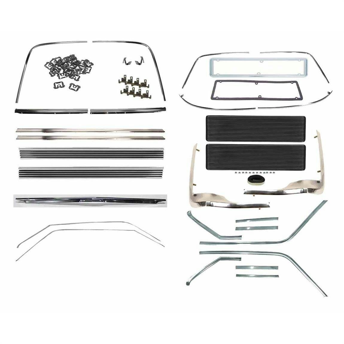 1968-72 Nova Exterior Body and Molding Trim Kit