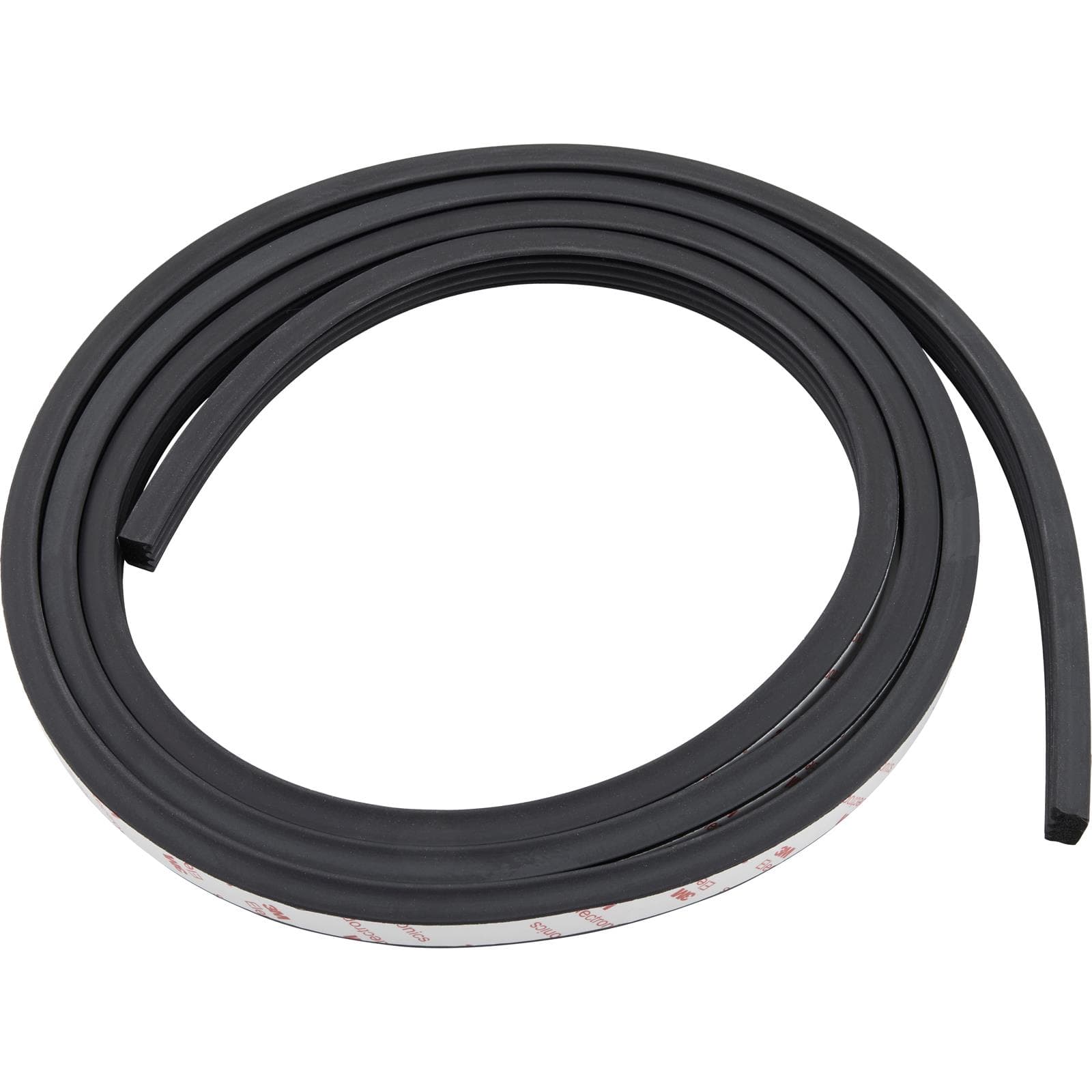 Rectangular Shape Rubber Cowl Lacing, 5/8 Inch Wide