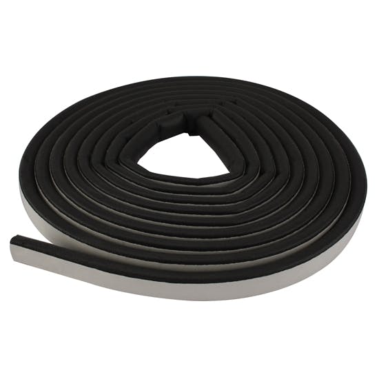 8 Ft. 3/8 Inch Hollow Half Round Rubber Cowl Lacing