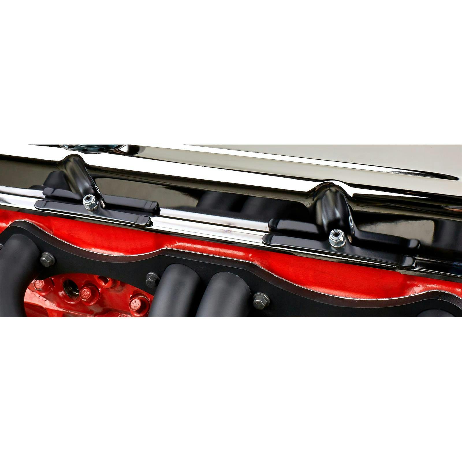 Valve Cover Studs, Washer, Locknuts and Hold Down Clamps, Black