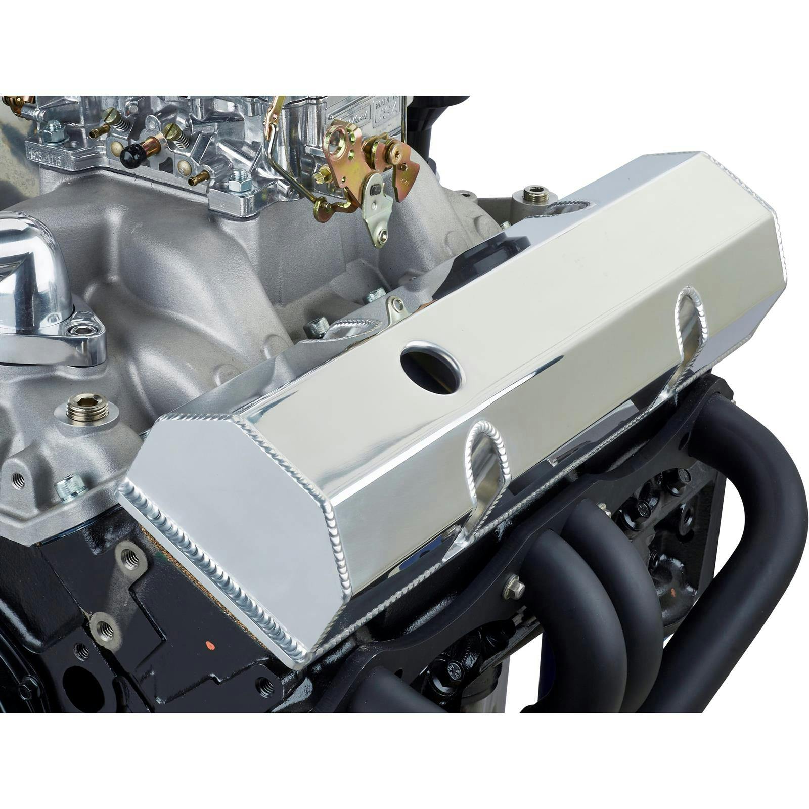 1960-1986 Small Block Chevy Fabricated Valve Covers w/ Holes