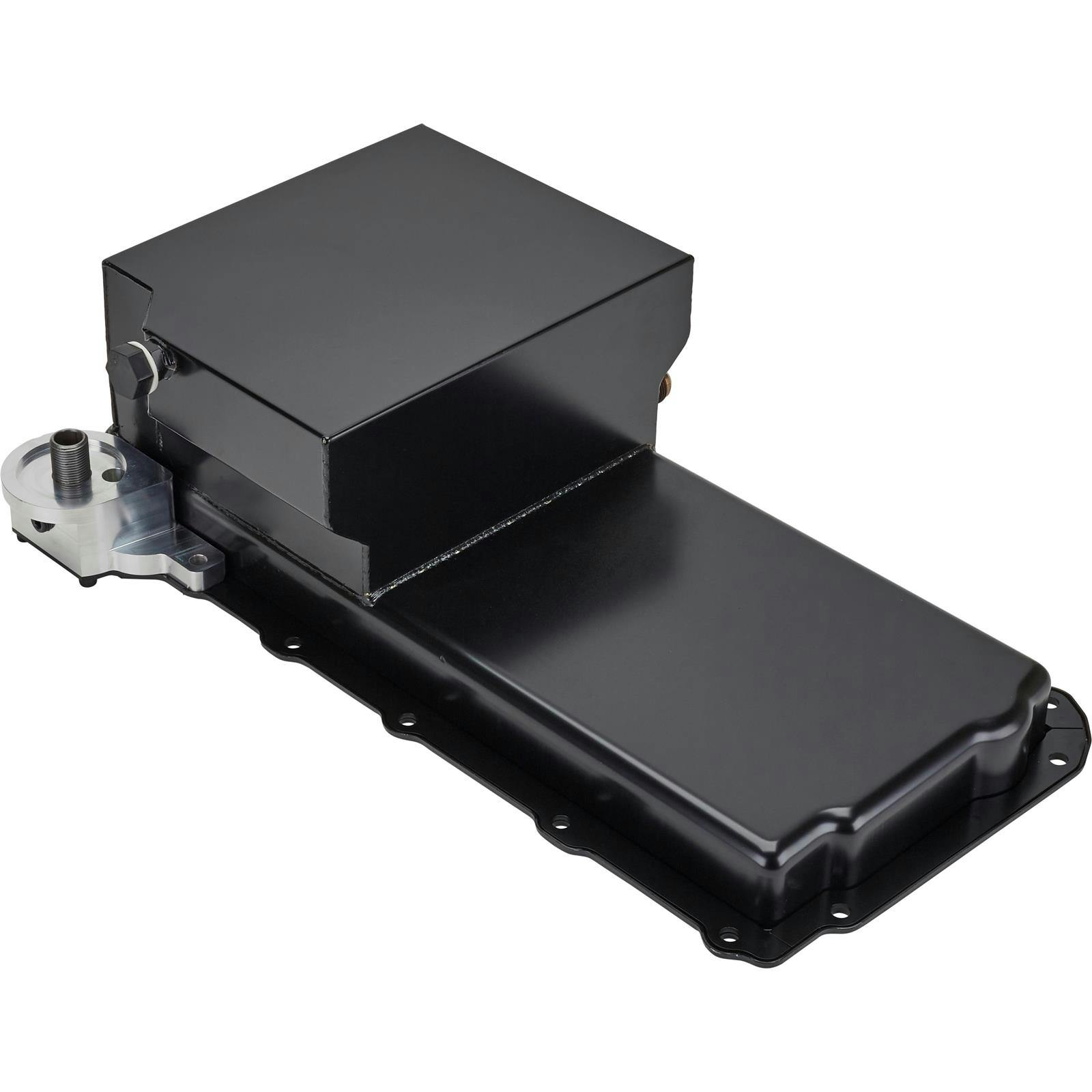 Turbo LS Swap Low Profile Oil Pan, AN 10 Turbo Drain, OEM Filter