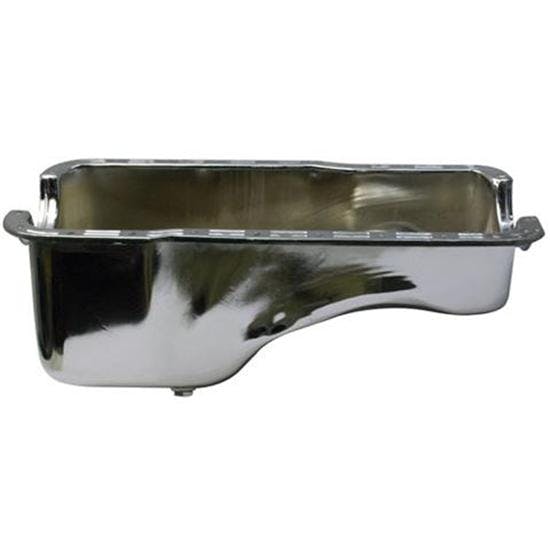 Small Block Ford Front Sump Chrome Oil Pan