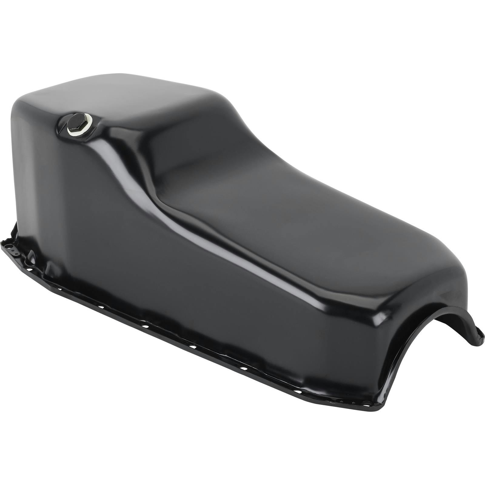 1980-1985 Small Block Chevy 267-283-305-327-350 Oil Pan, 4 Quart, Black