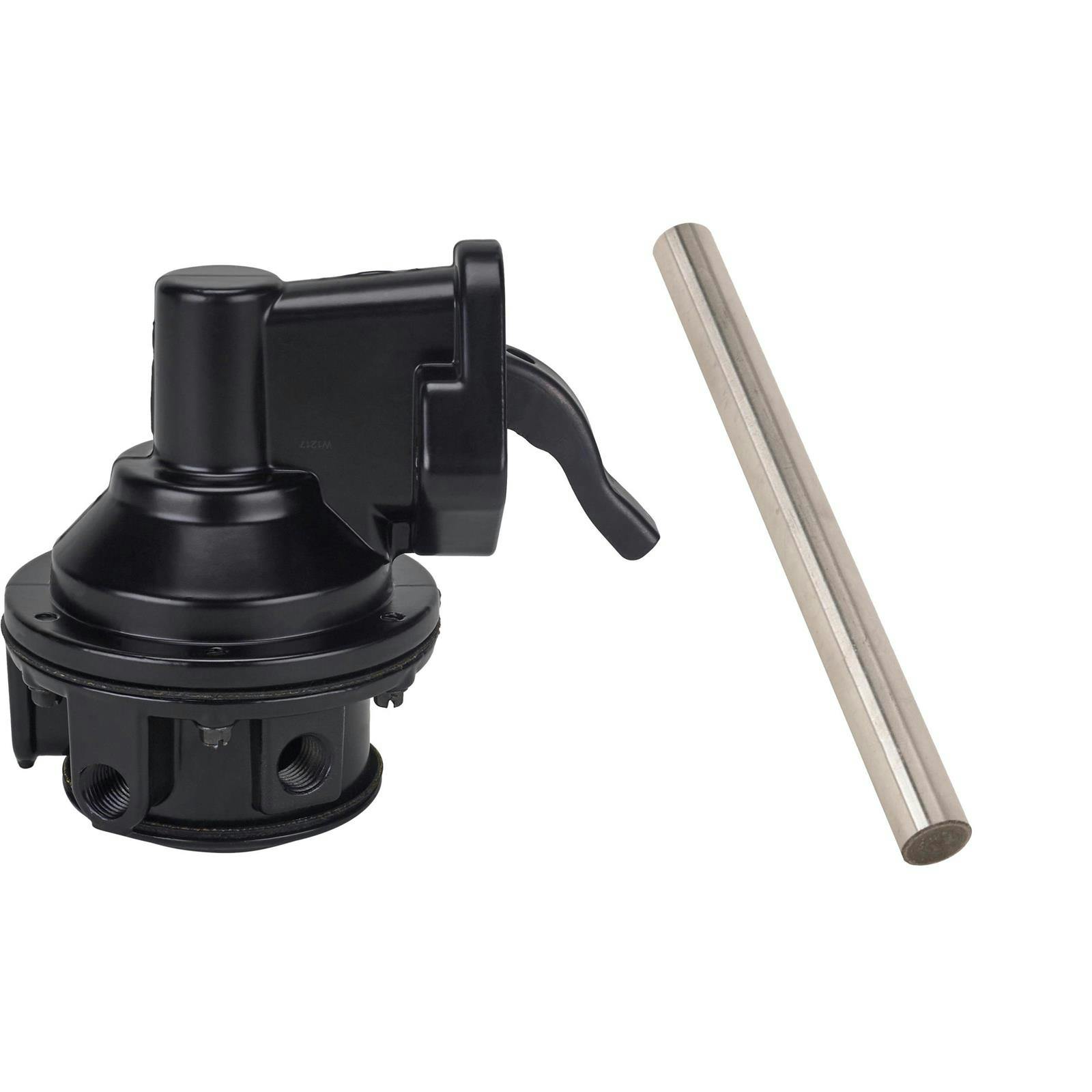 Small Block Chevy V8 Mechanical Fuel Pump & Push Rod, Black