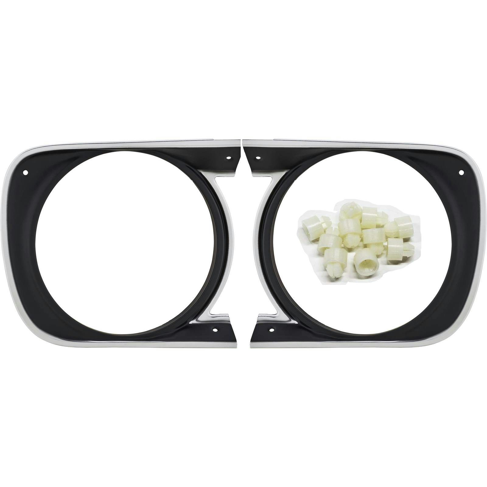 OER 1968 Camaro Headlight Bezel and Barrel Nuts