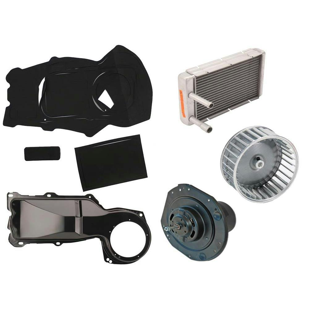1965-67 Chevelle Heater Box, Blower Motor, Fan and Seal W/O A/C