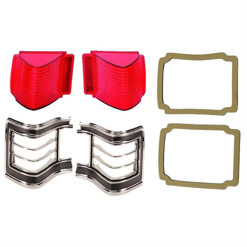 1967 Chevelle Tail Lights, Bezels and Seals Kit
