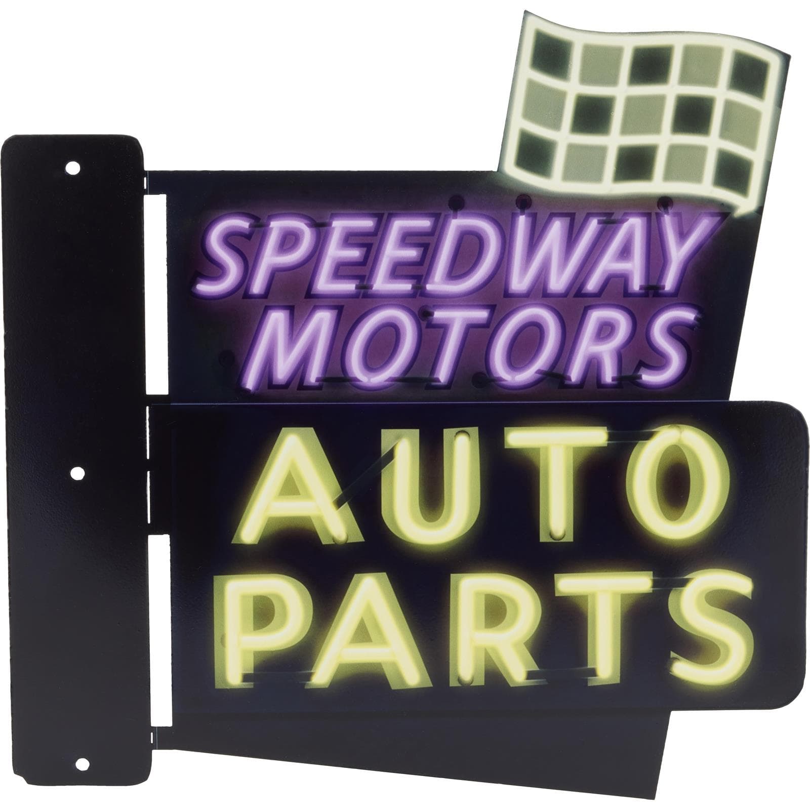 Speedway Motors Steel Flange Sign