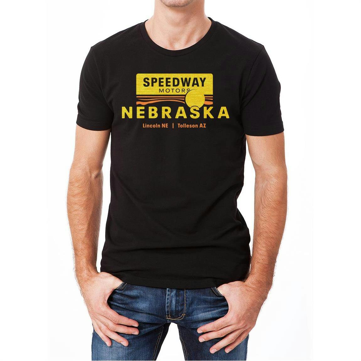 Speedway Motors Nebraska T-Shirt, Black