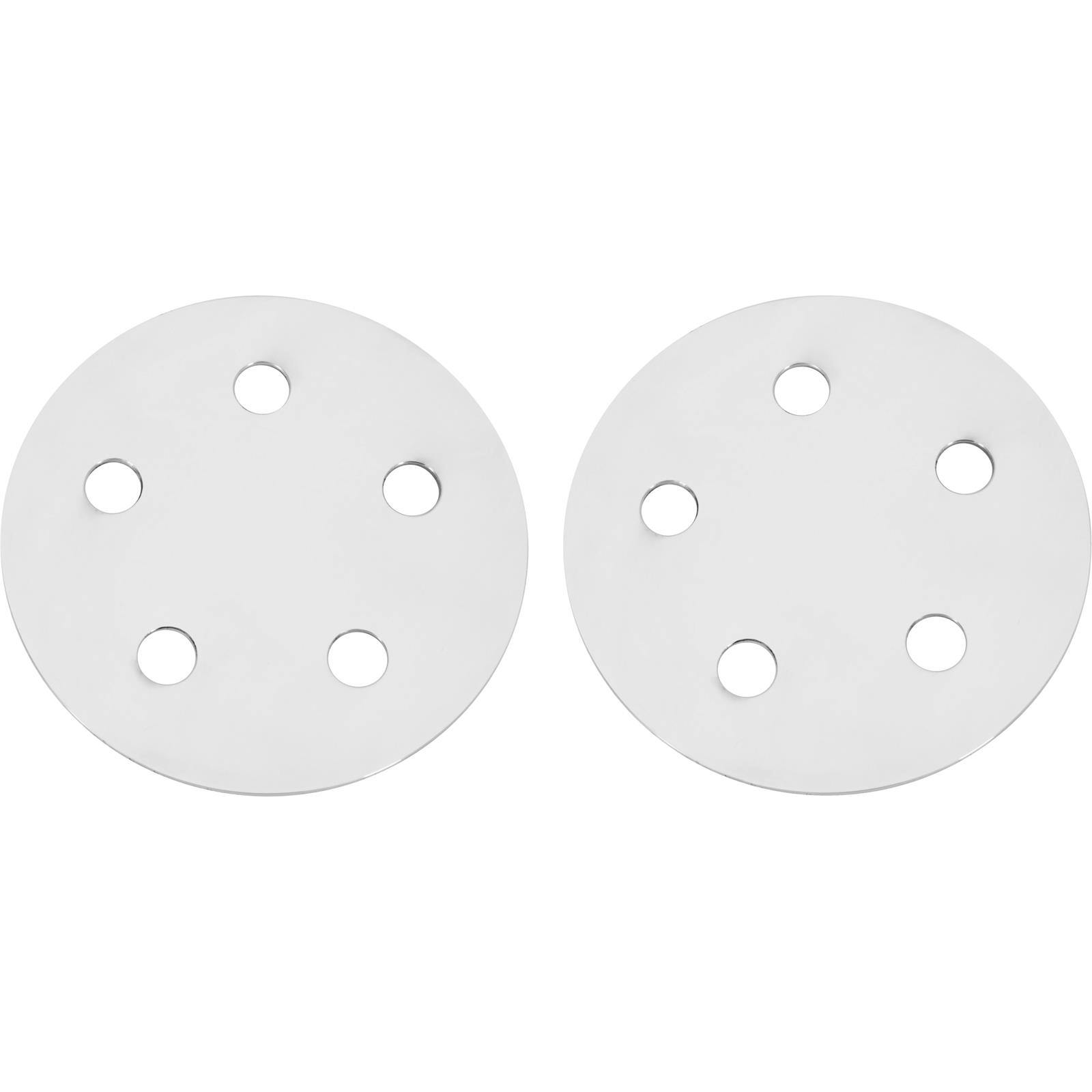 Mag Wheel Center Block-Off Hub Cap Plates, 5 on 4.75 BP, 7.5 Inch OD