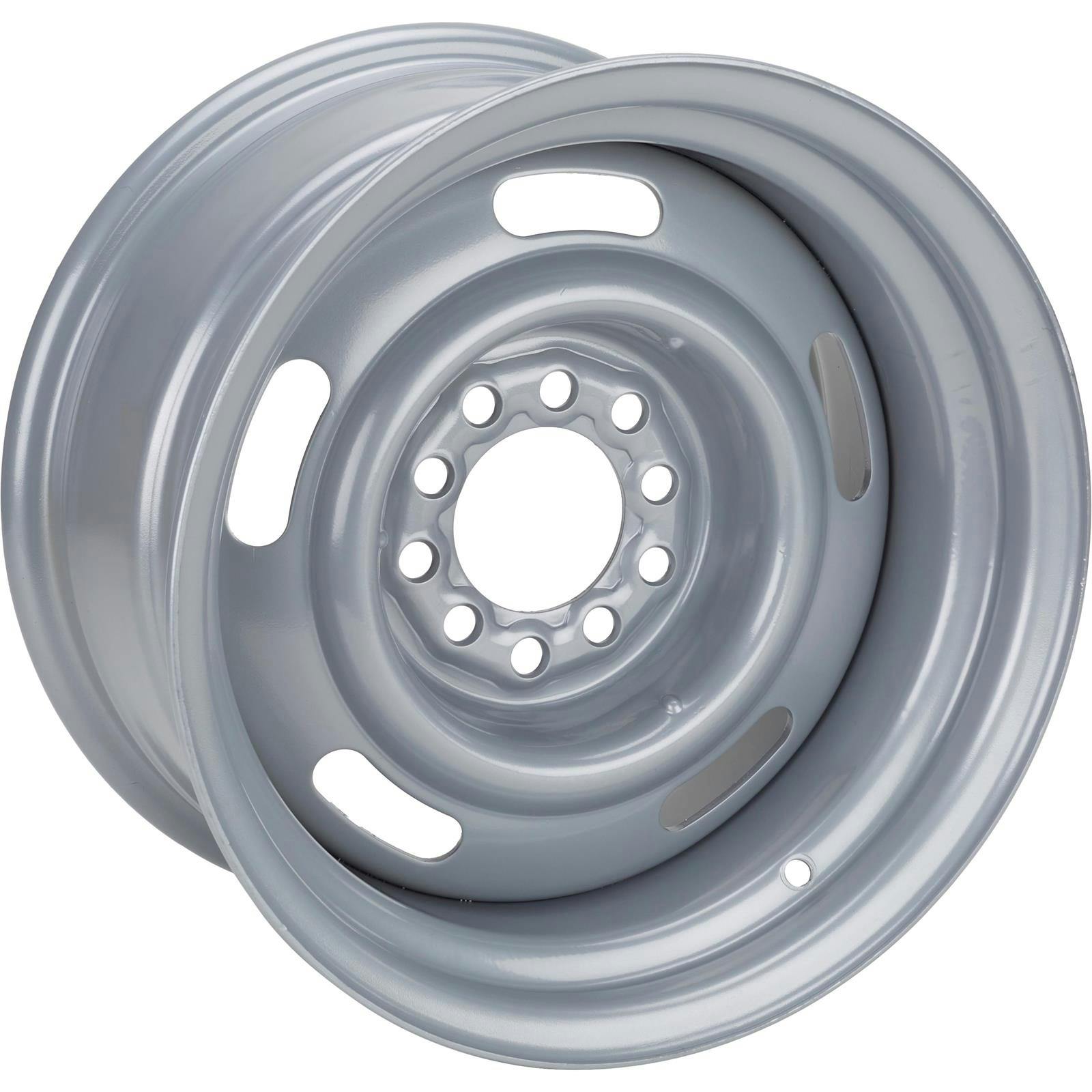 Speedway GM Style 15 Inch Rally Wheel, 4.5 and 4.75 Inch Bolt Pattern