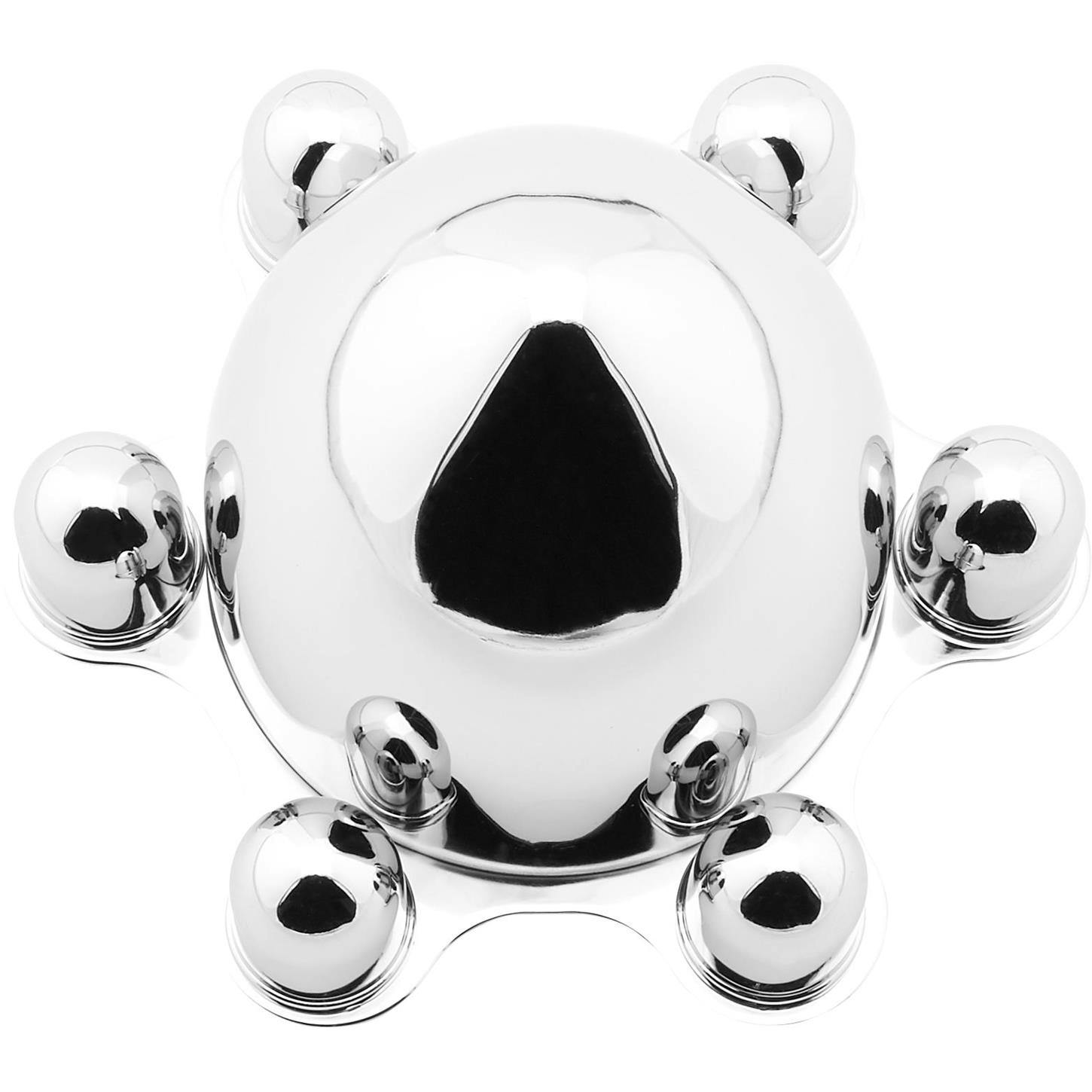 Chrome 6 x 5.5 Spider Hubcap, Single
