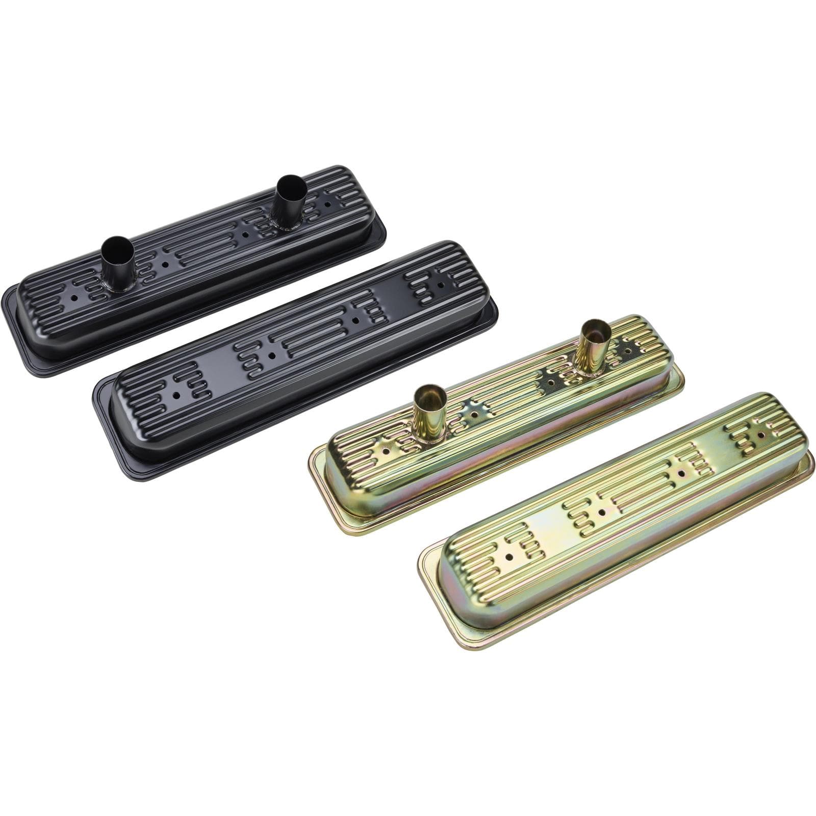 Speedway Motors Steel SBC Circle Track Center Bolt Valve Covers