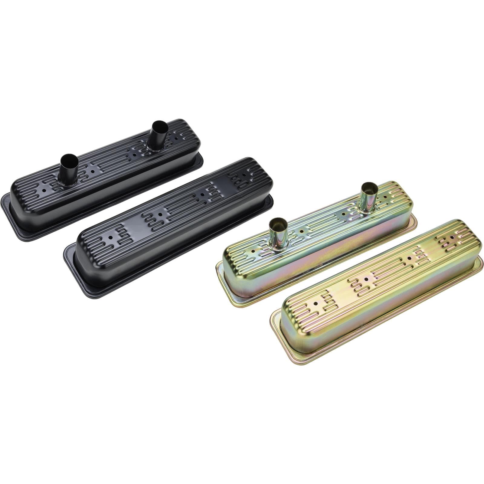 Speedway Motors Steel SBC Center Bolt Circle Track Valve Covers