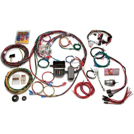 Painless Wiring 20121 1967-1968 Mustang 22 Circuit Wiring Harness