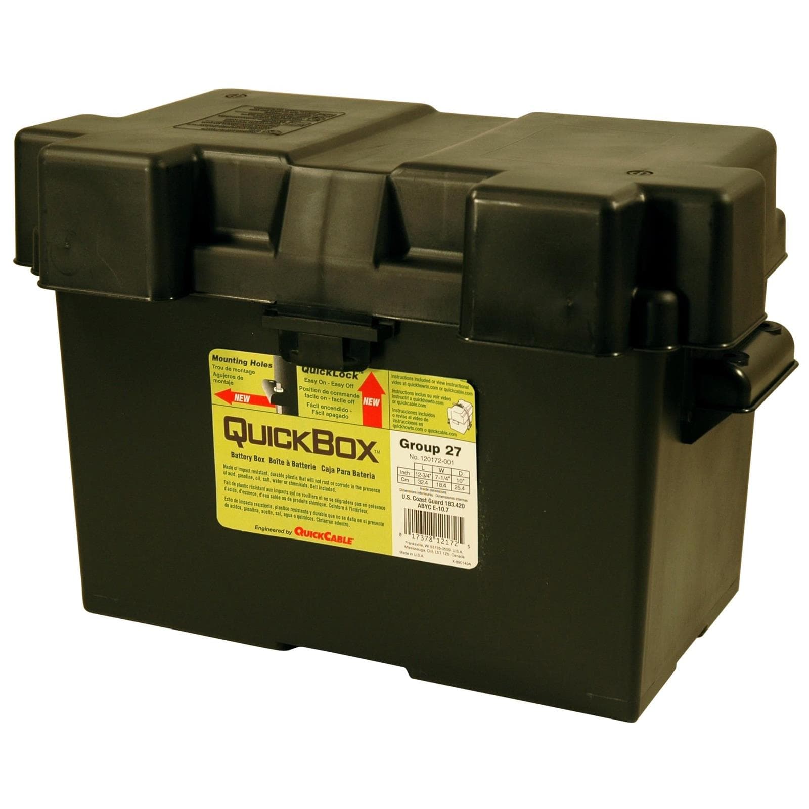 Quick Cable 120172 QuickBox Group 27 Battery Storage Box