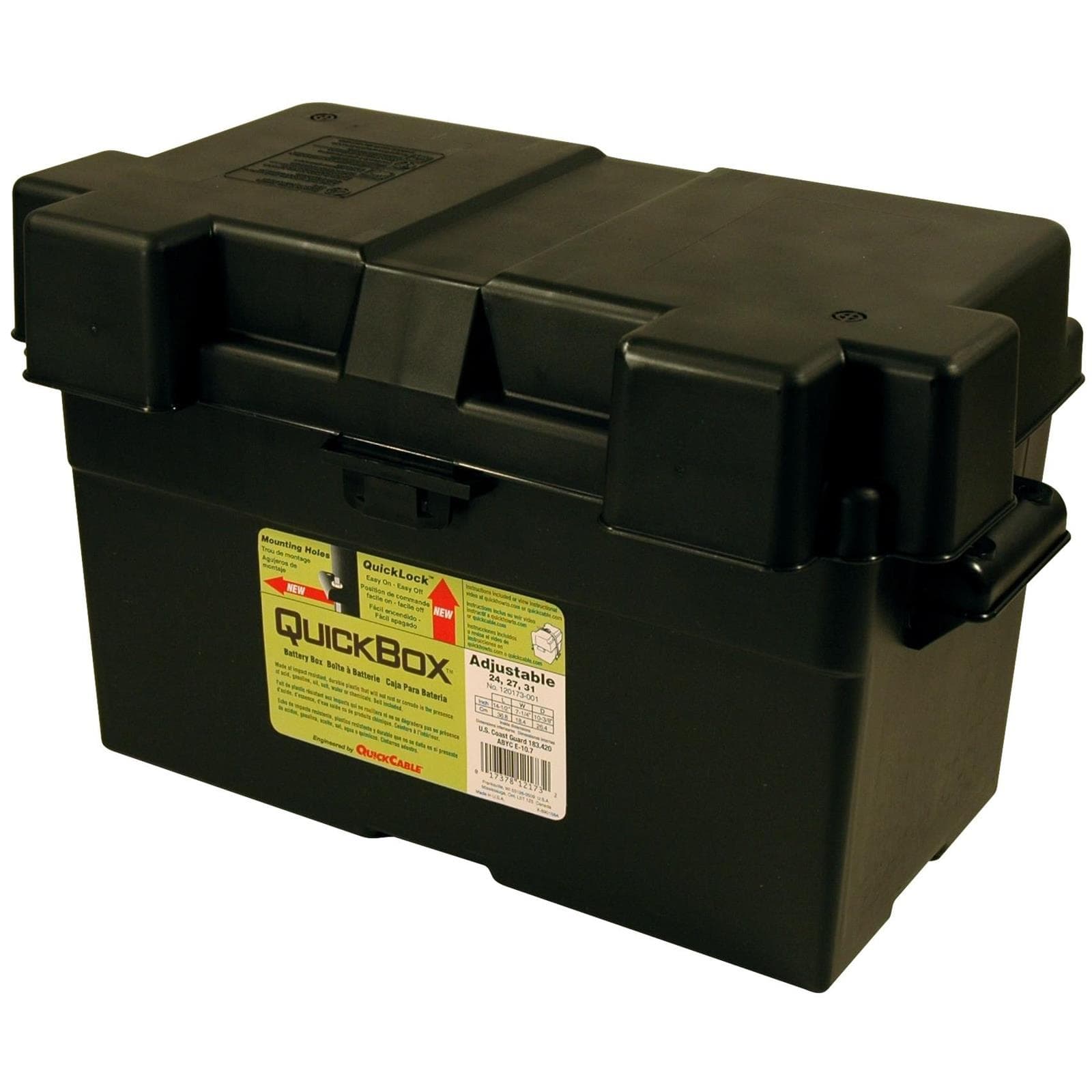 Quick Cable 120173 QuickBox Group 24/27/31 Battery Storage Box