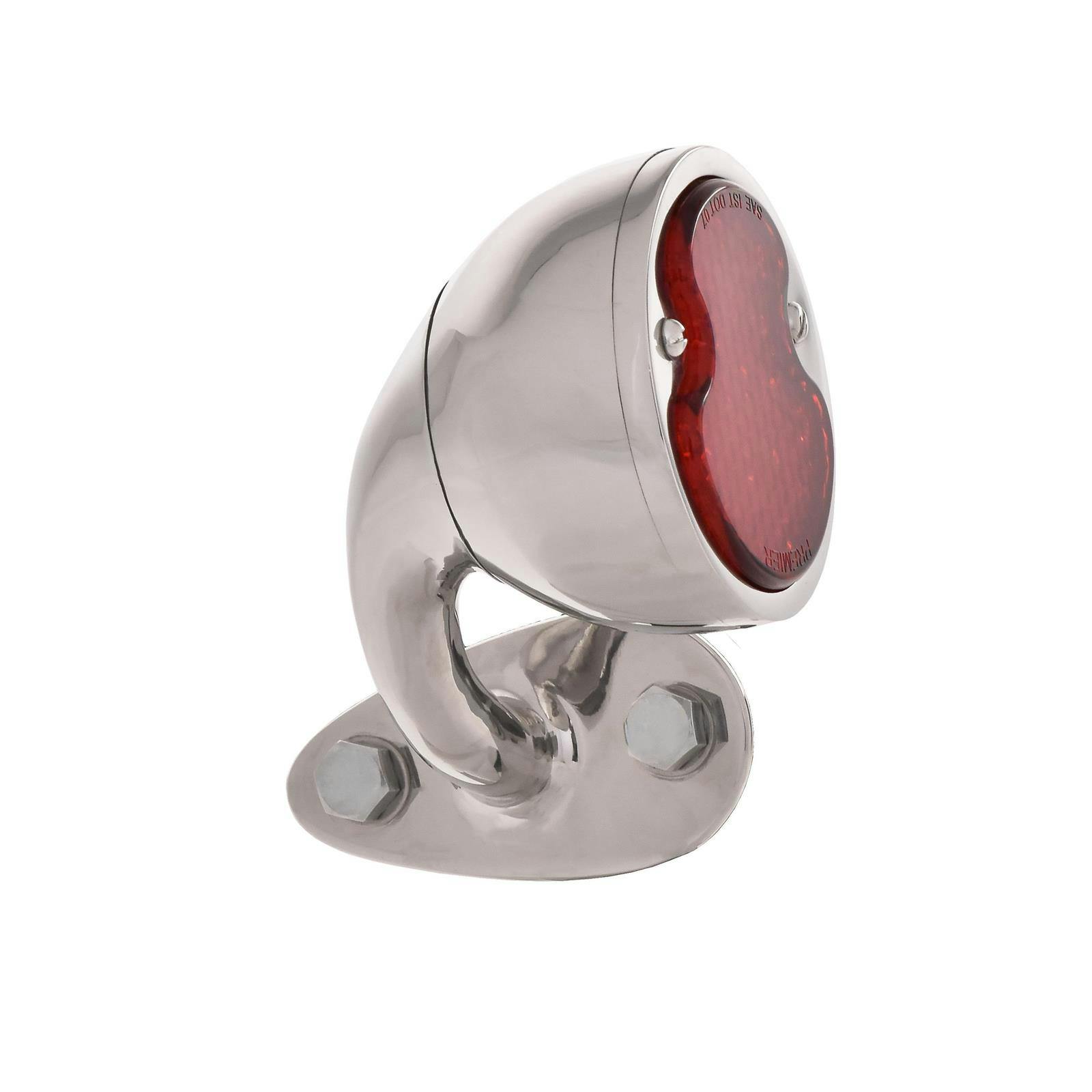 JHRS 204-009 1932 Ford Taillight Kit, Short Stand, Polished