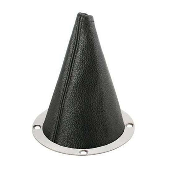 Hot Rod Round Shifter Boot, 4 Inch I.D. Stainless Steel Ring