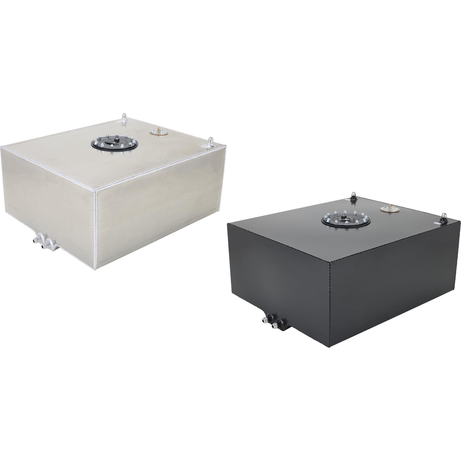 Speedway Motors 20 Gallon Aluminum Fuel Cell, Black