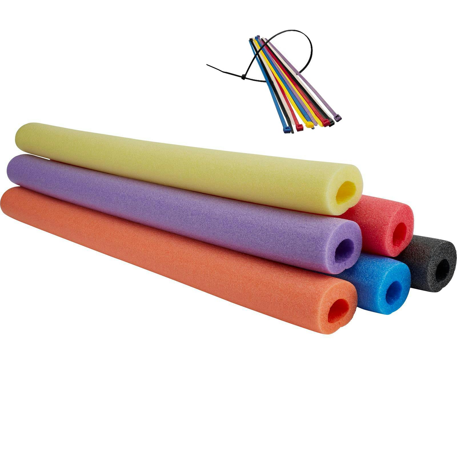 Foam Roll Bar/Cage Padding, 36 Inch, 6 Pack & 200 Tie Wraps