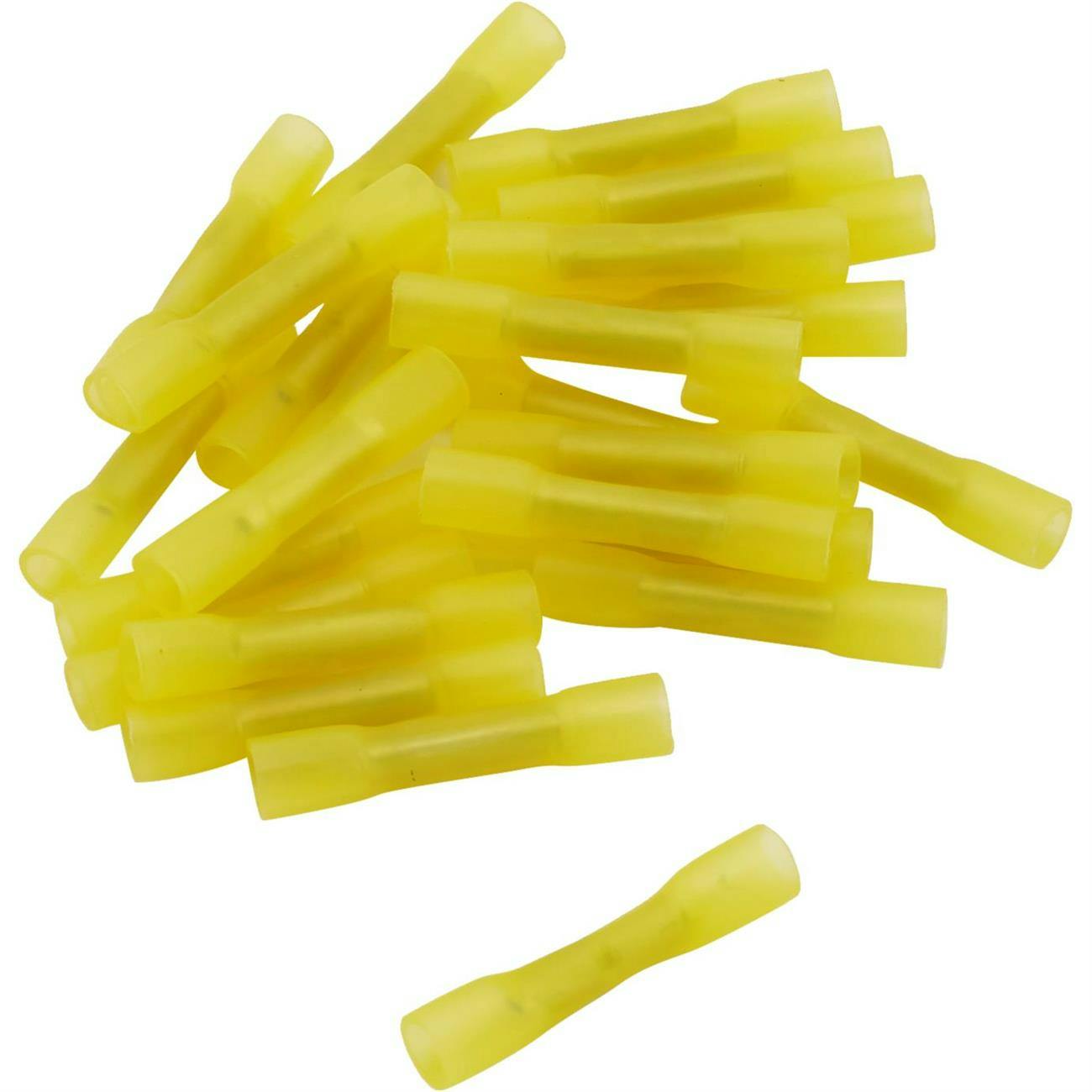 Pico 2246GT Solid Barrel Butt Connector, Clear 26-22 AWG, 25 Pc