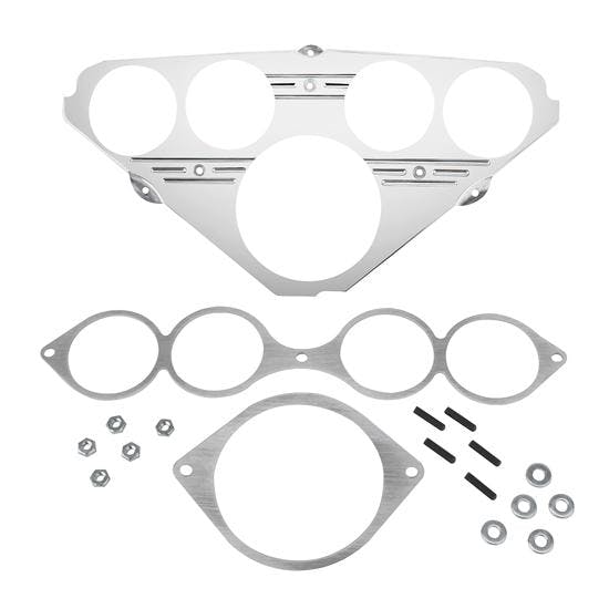 Speedway 1955-59 Chevy Truck 5 Gauge Dash Panel, 3.38 In Speed