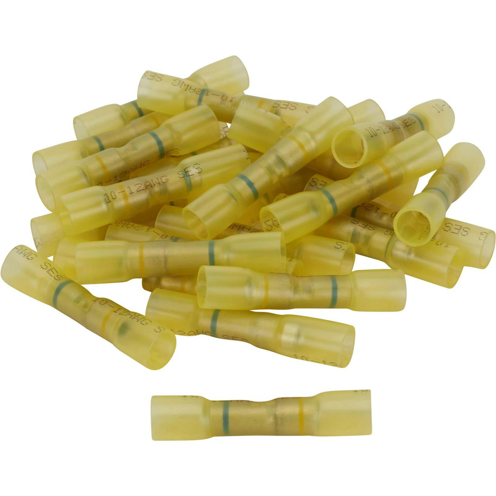 Pico 2275GT Step Down Butt Connector, Yellow 12-16 AWG, 25 Pc