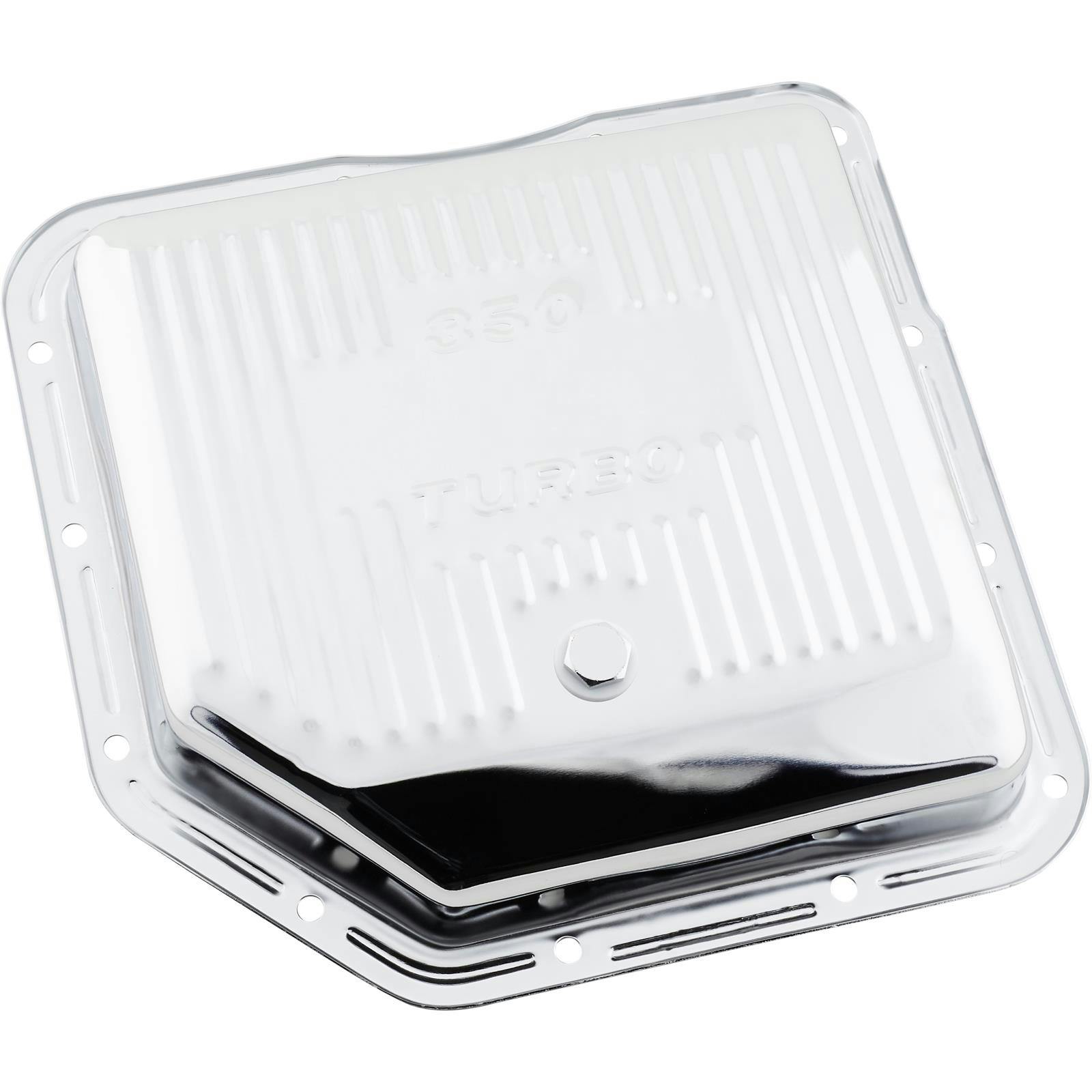 TH350 Transmission Pan-Chrome Steel