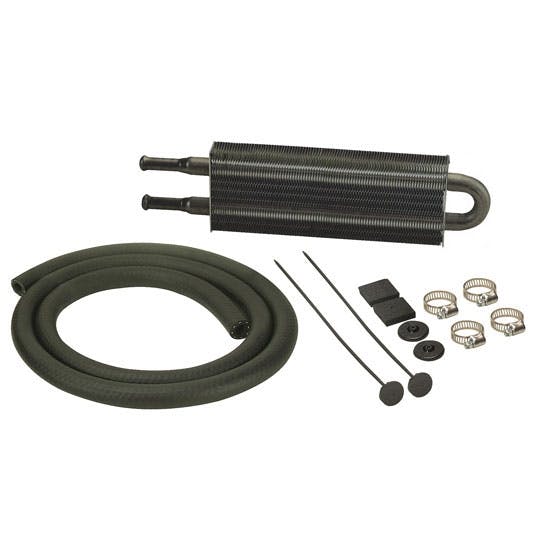 Derale 13210 Power Steering Cooler Kit, 2-Pass, 8-1/8 x 2-3/4 Inch