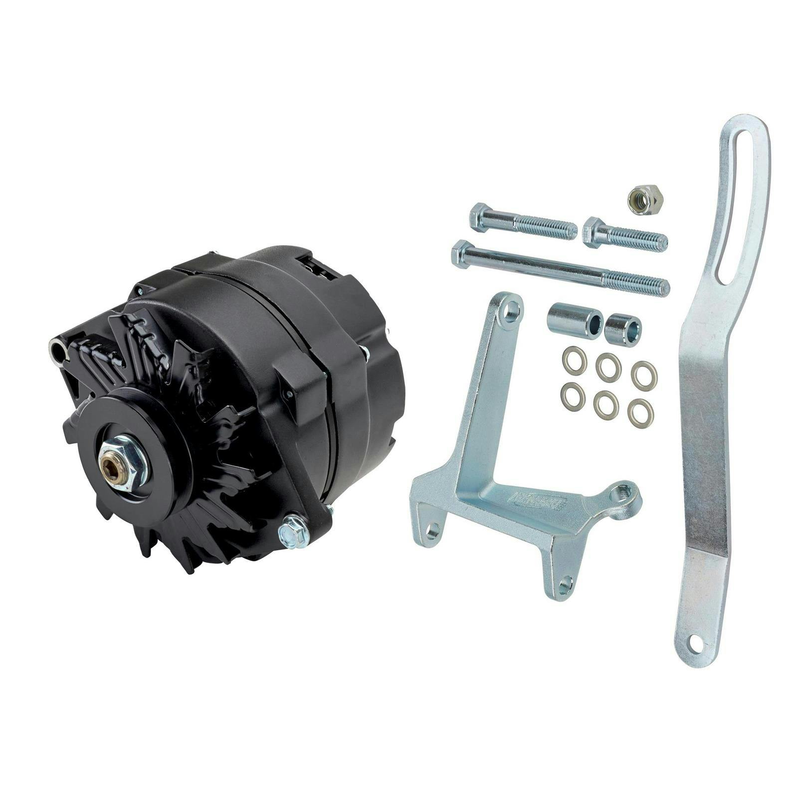 GM 10SI 1-Wire Alternator, 110 Amp & SBC Alternator Bracket