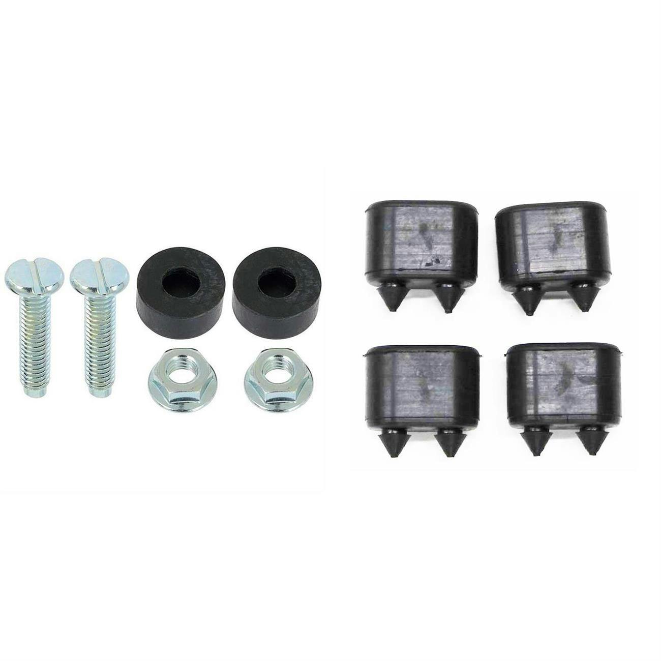 1967-69 Chevy Camaro Hood and Door Bumper/Screw Kit