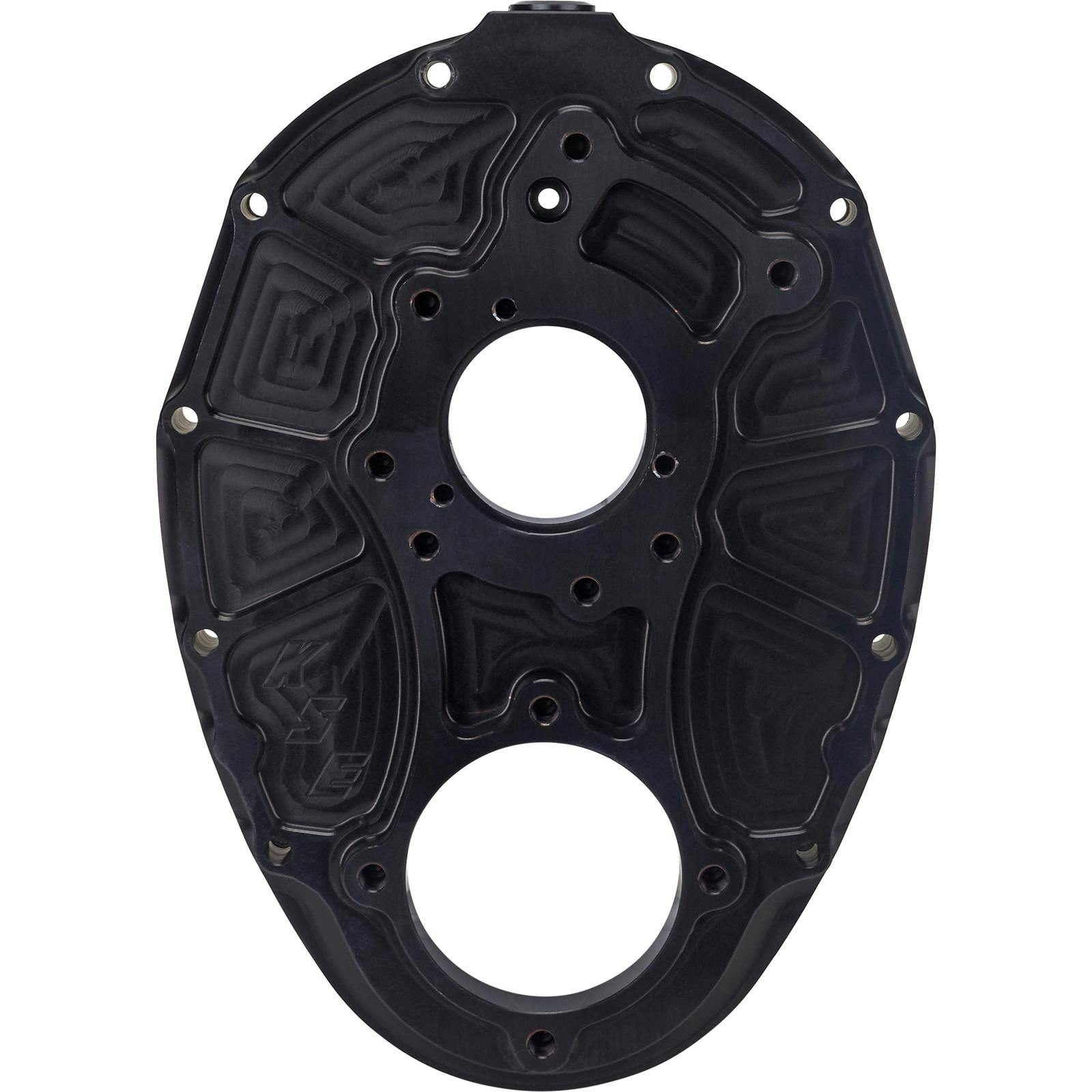 KSE KSD1003B Aluminum Front Cover - Standard Cam Position, Black
