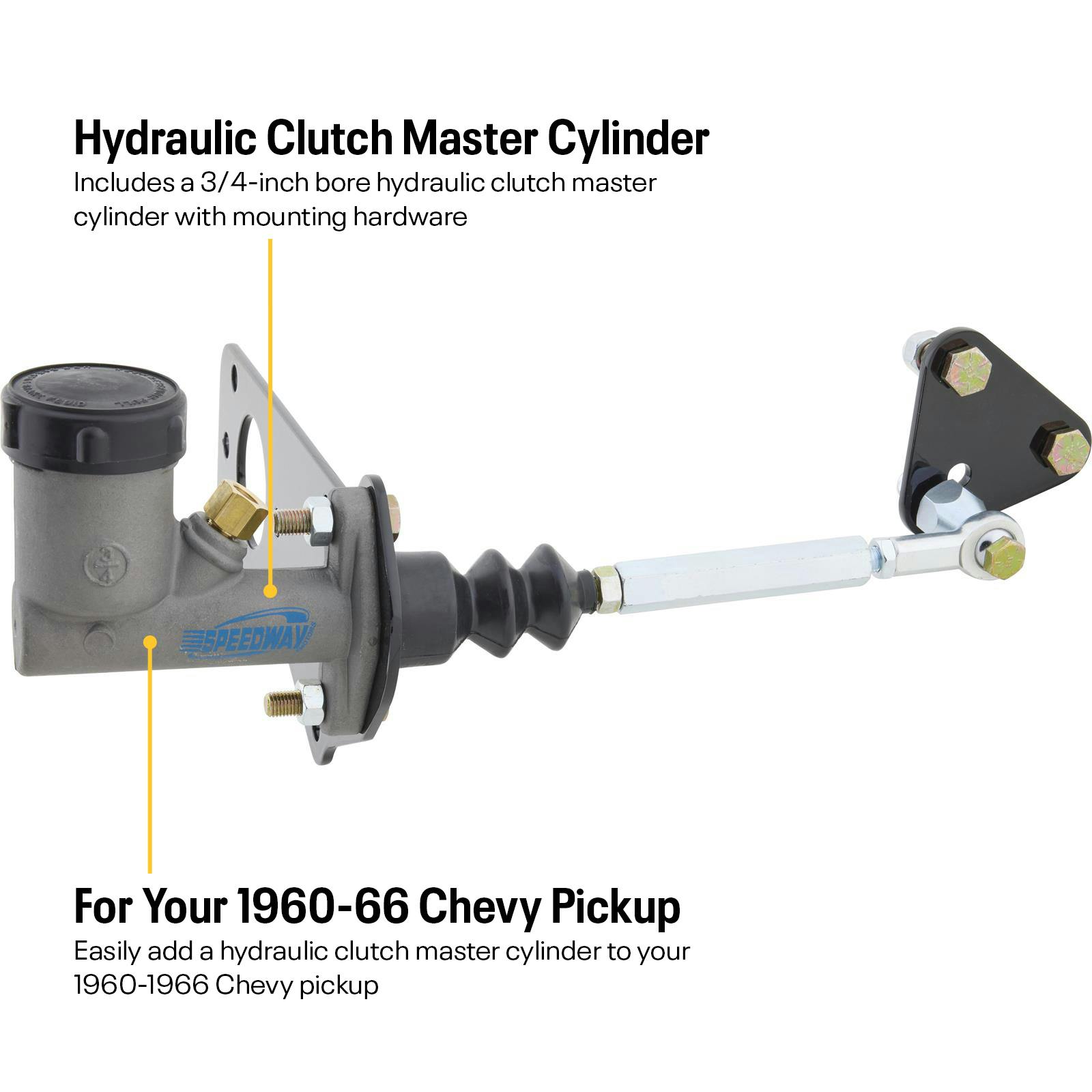 Speedway Motors 1960-66 Chevy C10 Hydraulic Clutch Conversion Kit