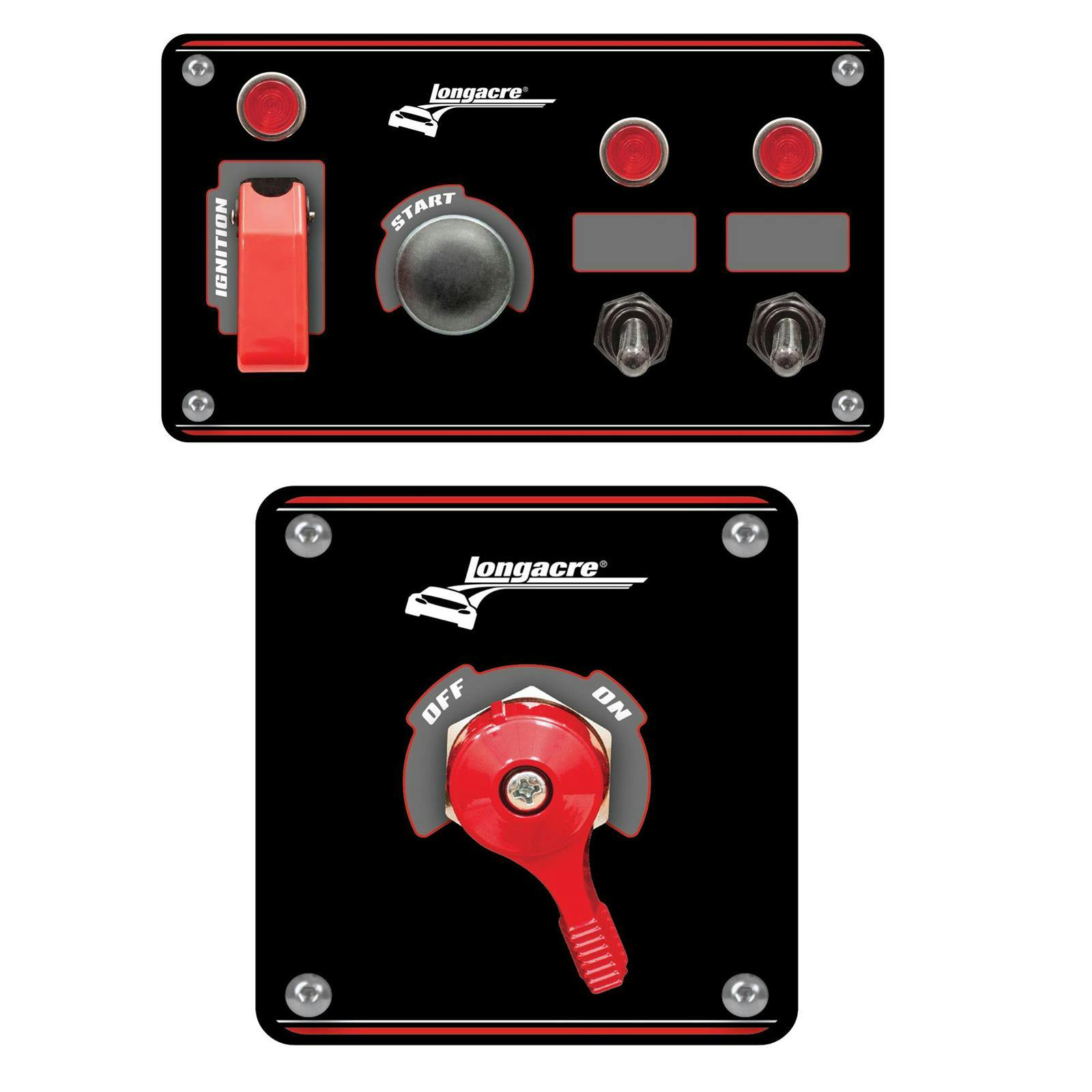 Longacre® Aluminum Flip-Up Ignition Panel & Disconnect Switch