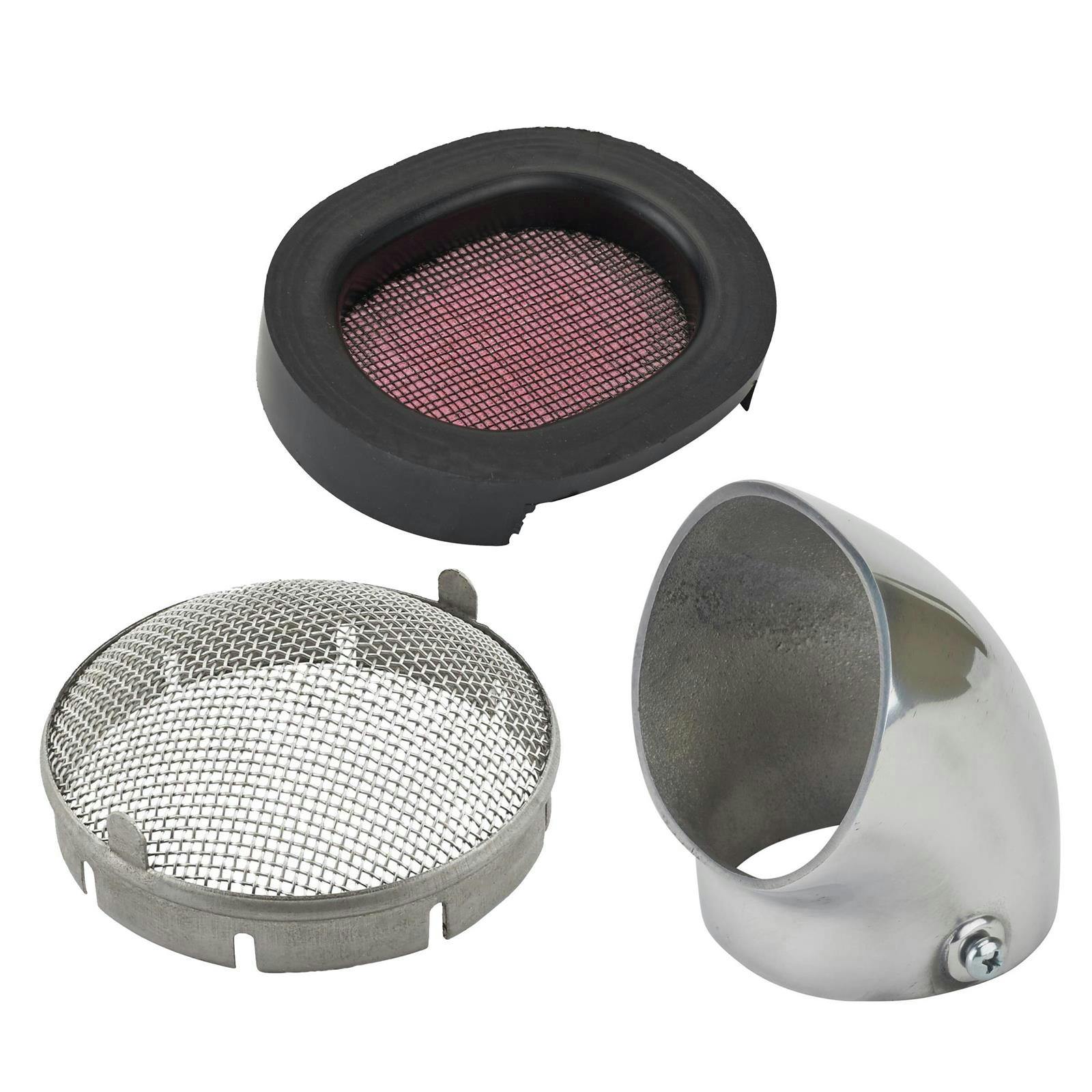 Stromberg 97/Holley 94 Air Intake Scoop, Filter and Screen Kit